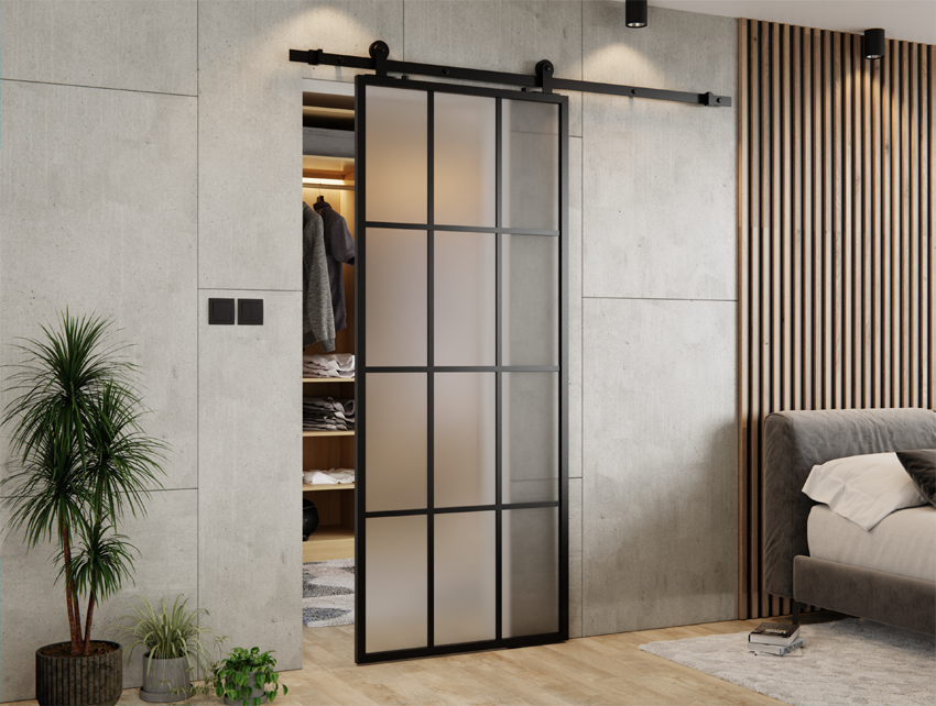 SLIDING DOOR ALUMINUM LOFT 12 FIELDS